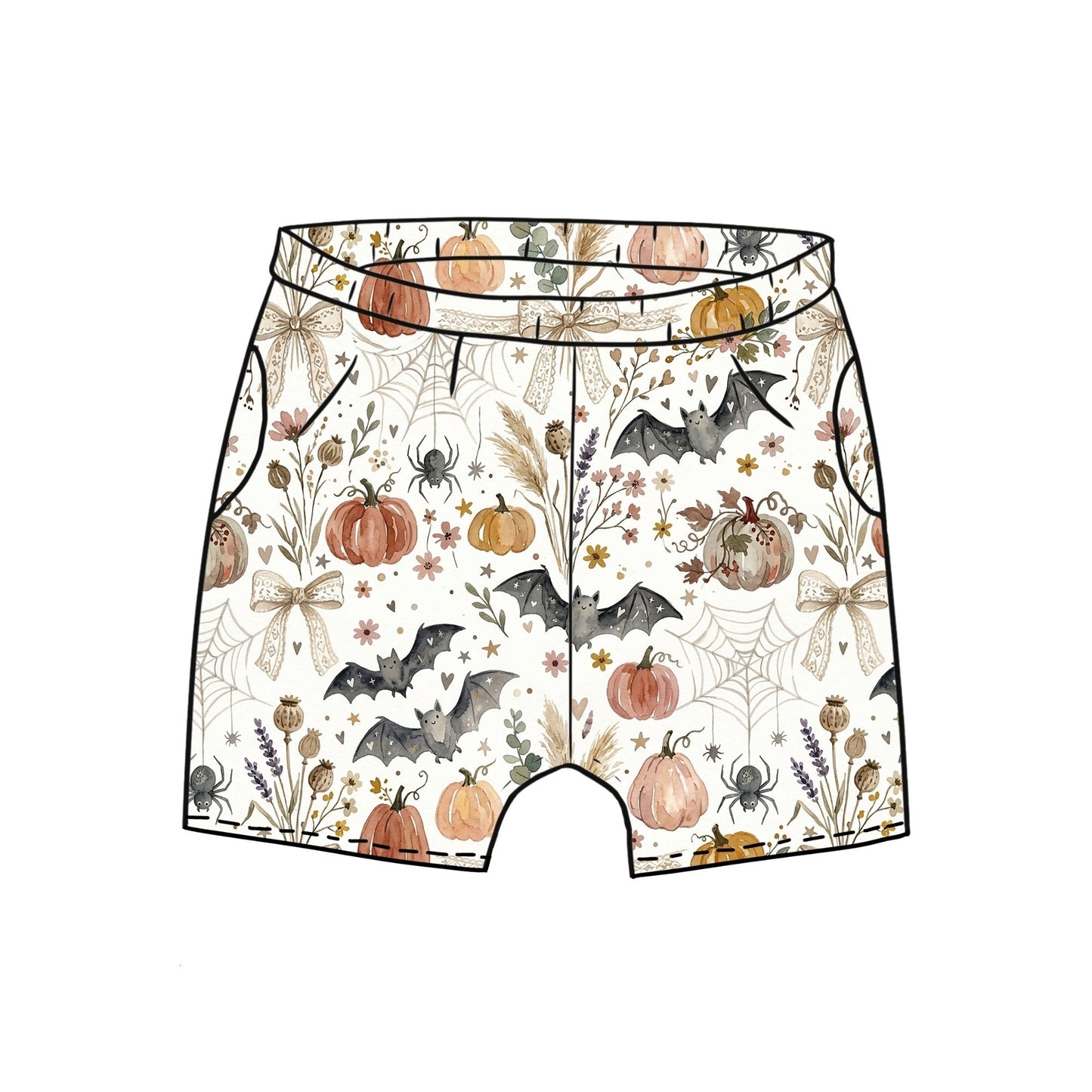 Boho Halloween Toddler & Child Pocket Shorts