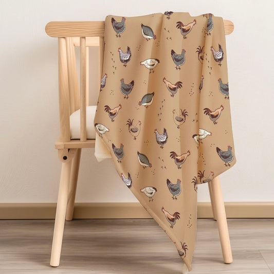 Chickens Snuggle Blanket