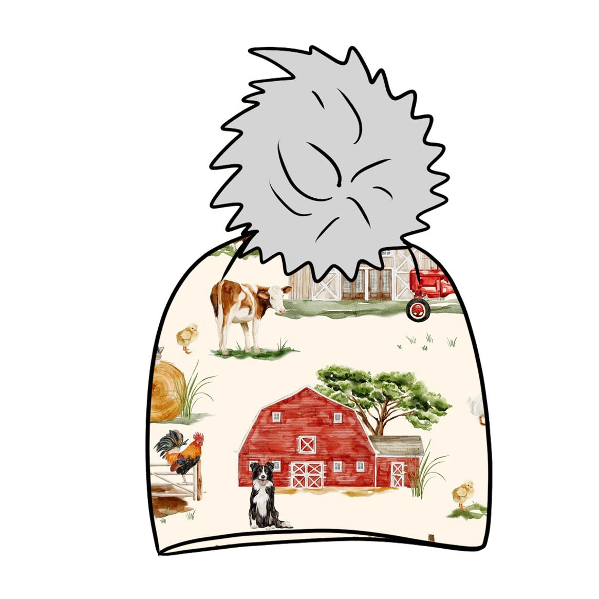 Farm Life Bobble Hat