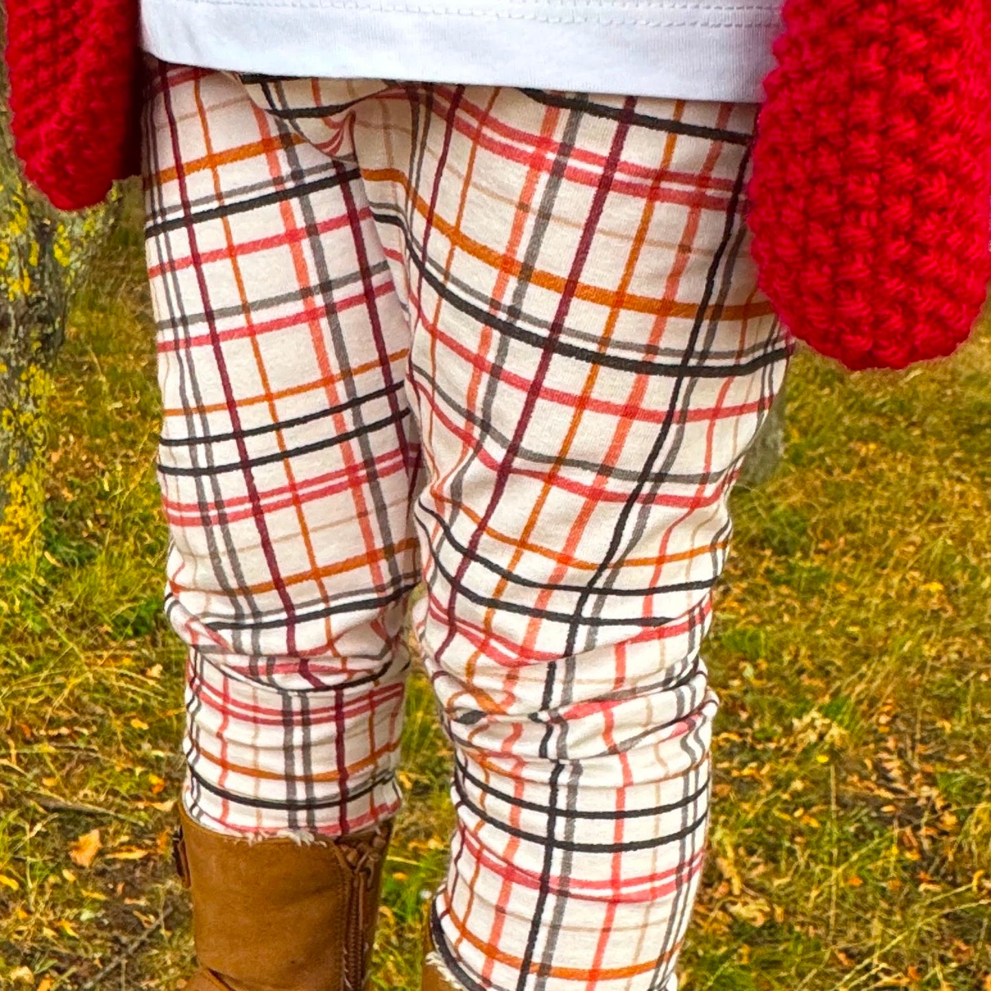 Rustic Plaid Toddler & Child Leggings