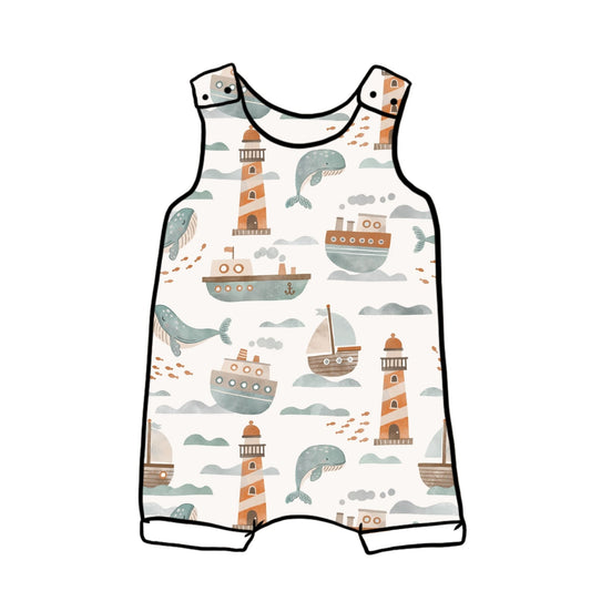 At Sea Child & Baby Short Romper