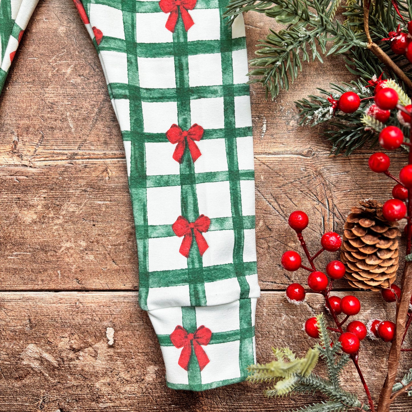 Christmas Gingham Child & Baby Leggings