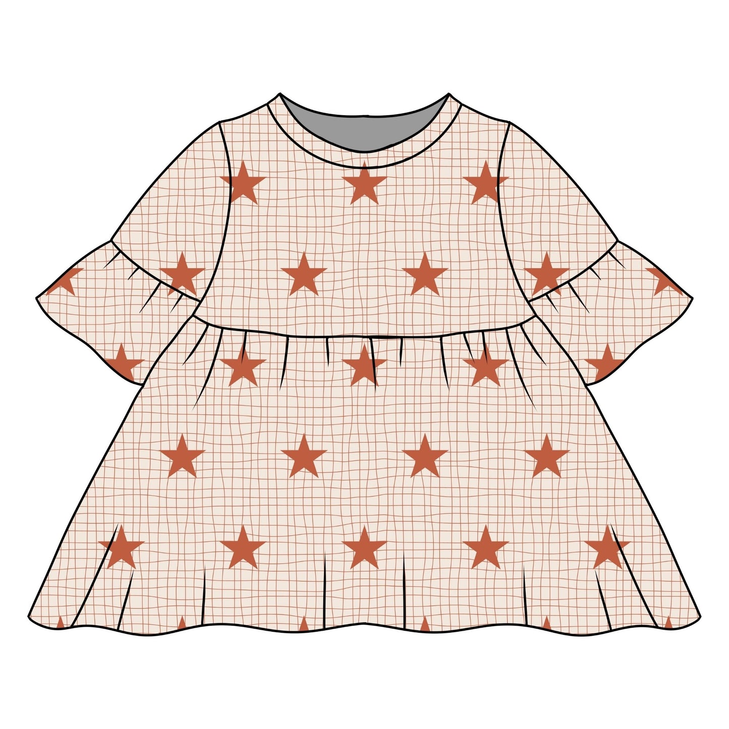 Superstars Child & Baby Sleeved Dress - 3 options