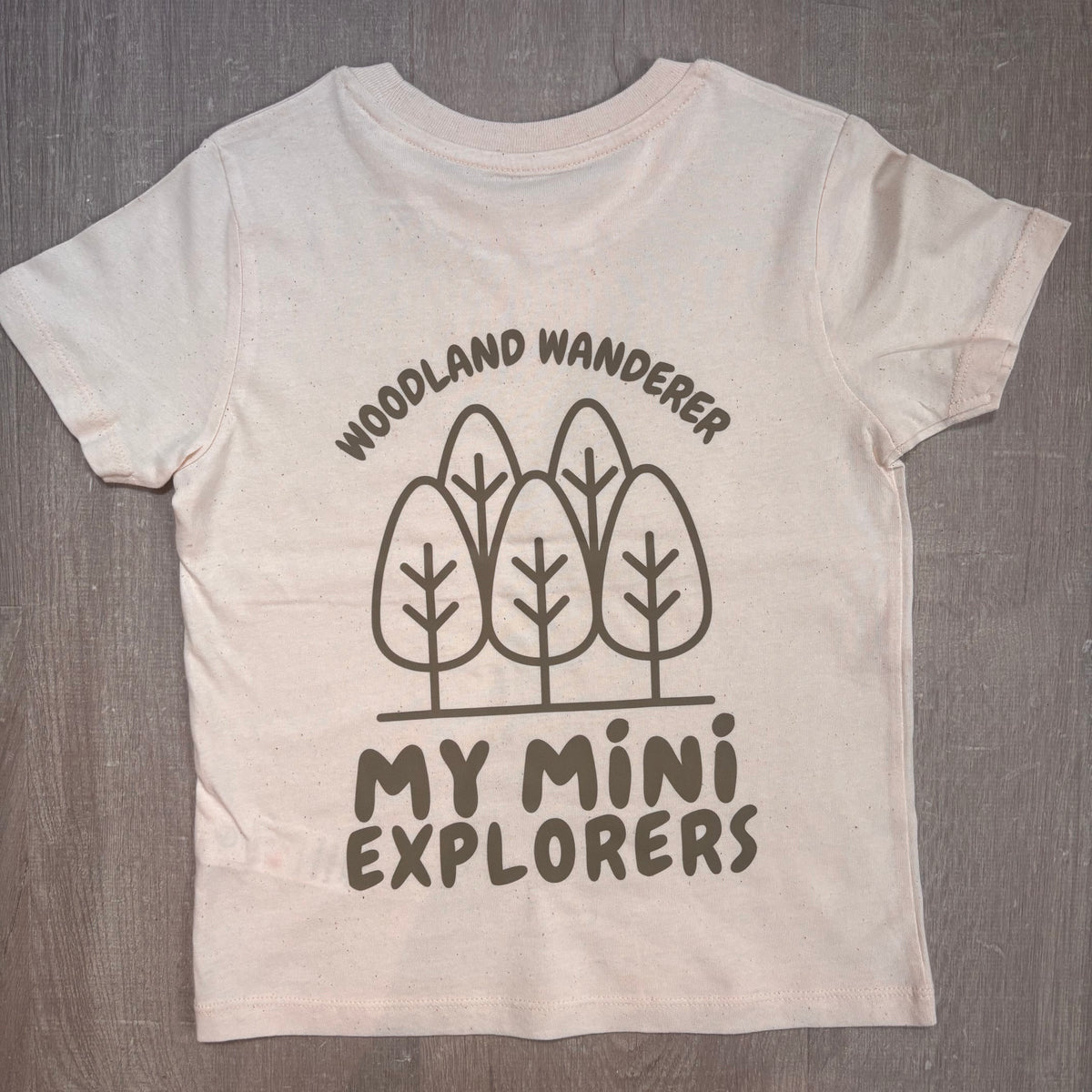 Natural Woodland Wanderer T-Shirt 5-6 years (print on back)