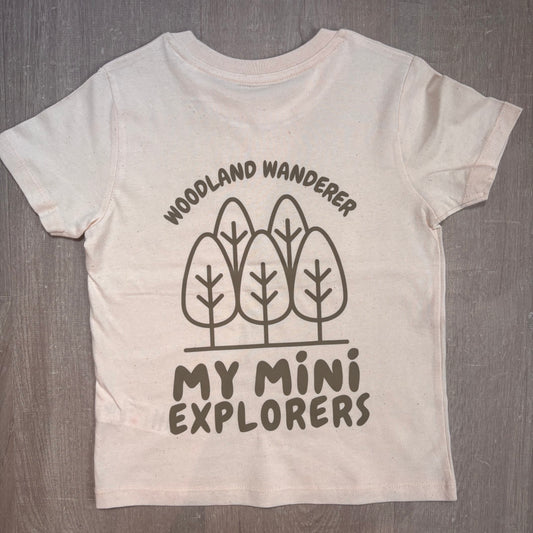 Natural Woodland Wanderer T-Shirt 5-6 years (print on back)