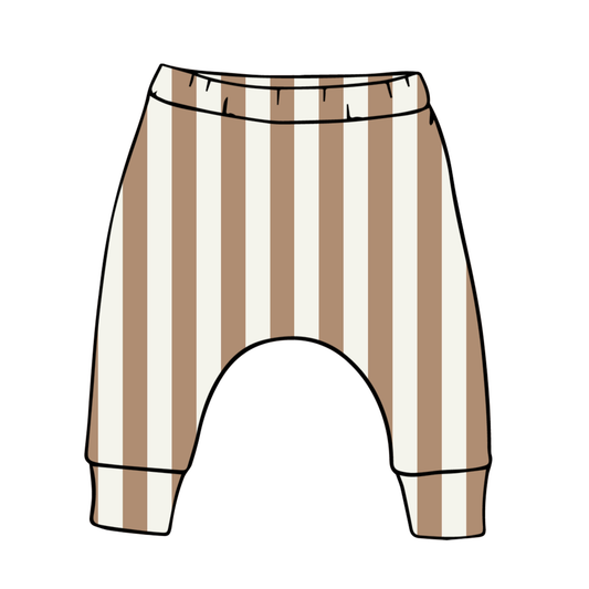 Taupe Stripes Baby & Child Harems