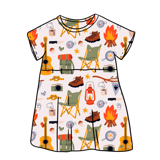 Camping Child & Baby Sleeved Dress - 3 options
