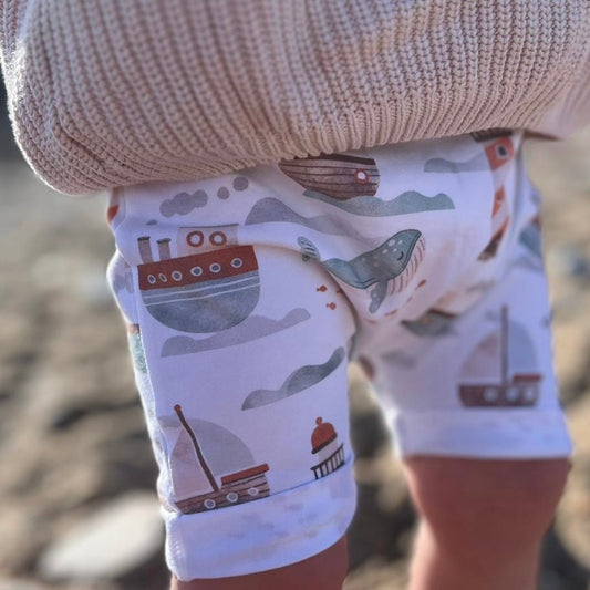 At Sea Child & Baby Shorts - Rolled or Hemmed