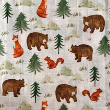 Load image into Gallery viewer, Perfectly Imperfect Forest Friends Swaddle Blanket
