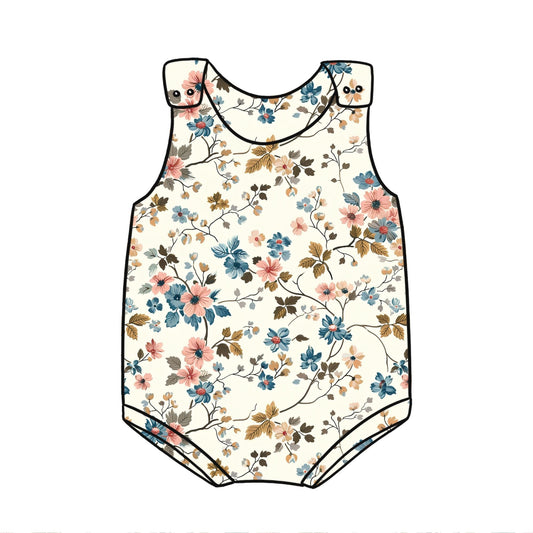 English Garden Child & Baby Bloomer Romper