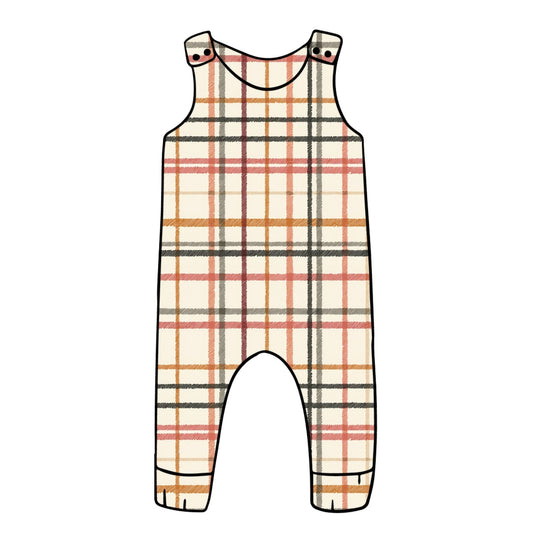 Rustic Plaid Child & Baby Full Length Romper