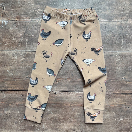 Chickens Leggings 12-18m
