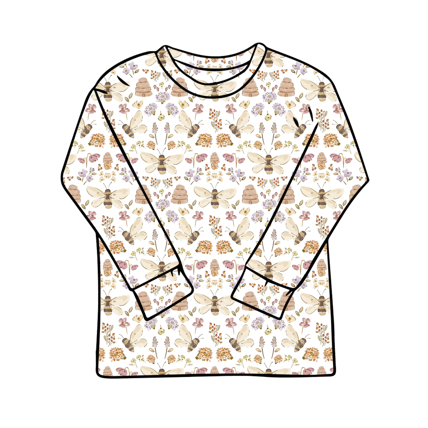 Honey Bee Child & Baby T-Shirt - Short or Long Sleeve