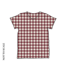 Load image into Gallery viewer, Berry Gingham T-Shirt
