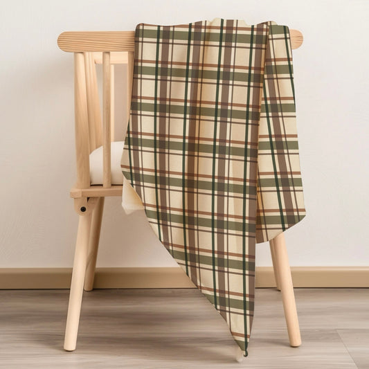 Wild Wood Check Snuggle Blanket