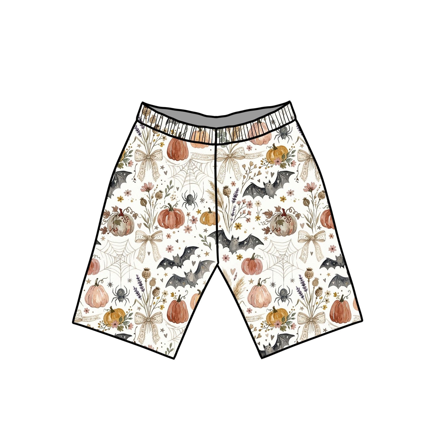 Boho Halloween Child & Baby Shorts - Rolled or Hemmed