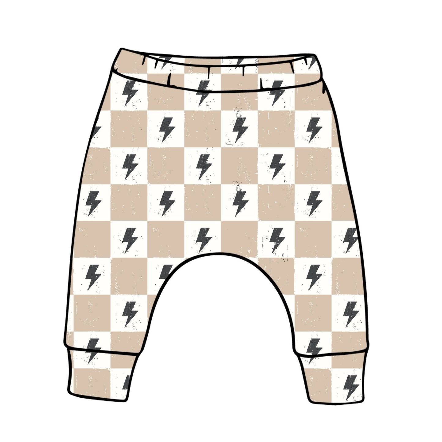 Lightning Chequers Baby & Child Harems