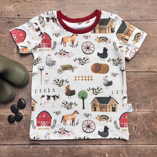 Farming Child & Baby T-Shirt - Short or Long Sleeve