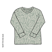 Load image into Gallery viewer, Sage Boho Leaves Long Sleeve T-Shirt
