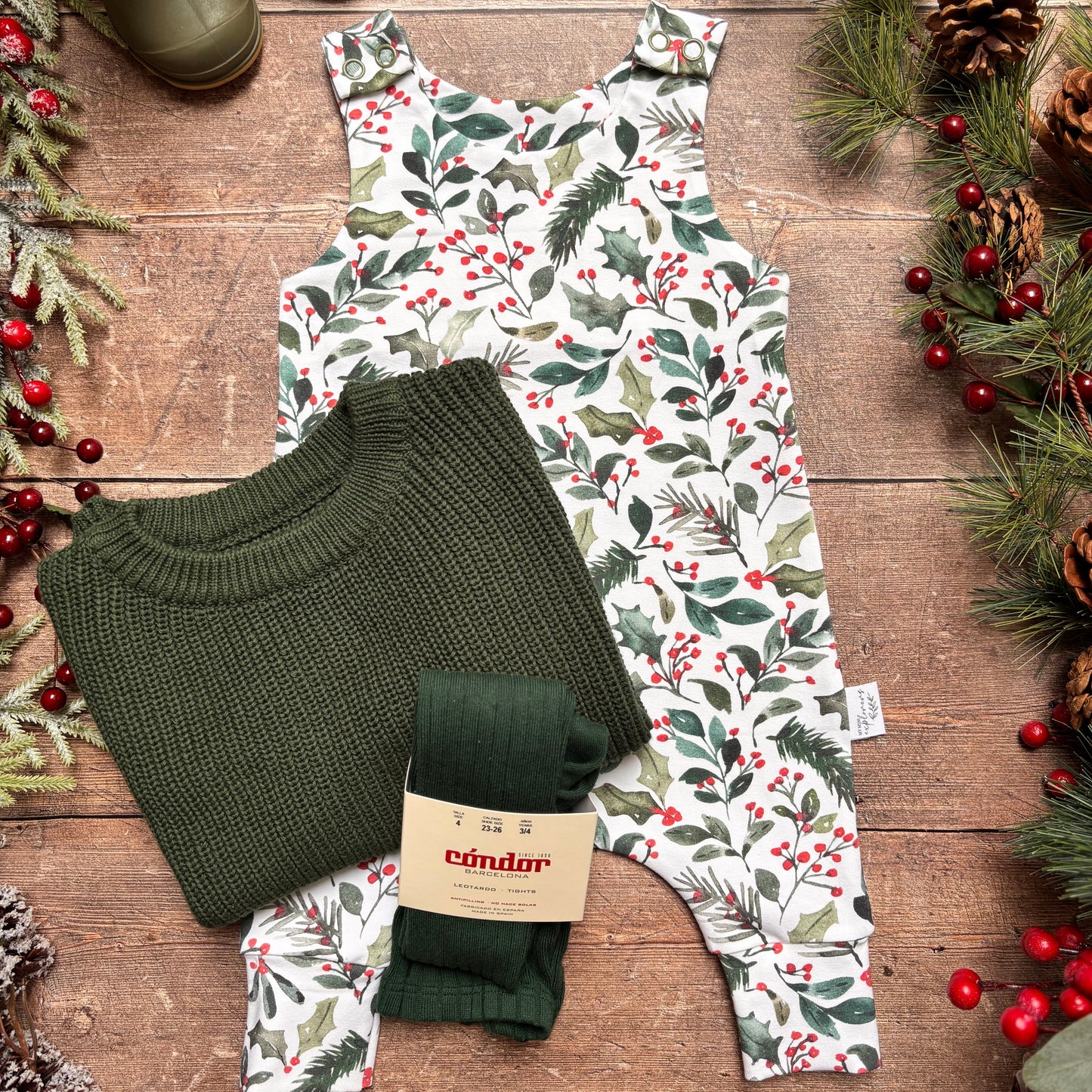 Winter Berries Child & Baby Romper