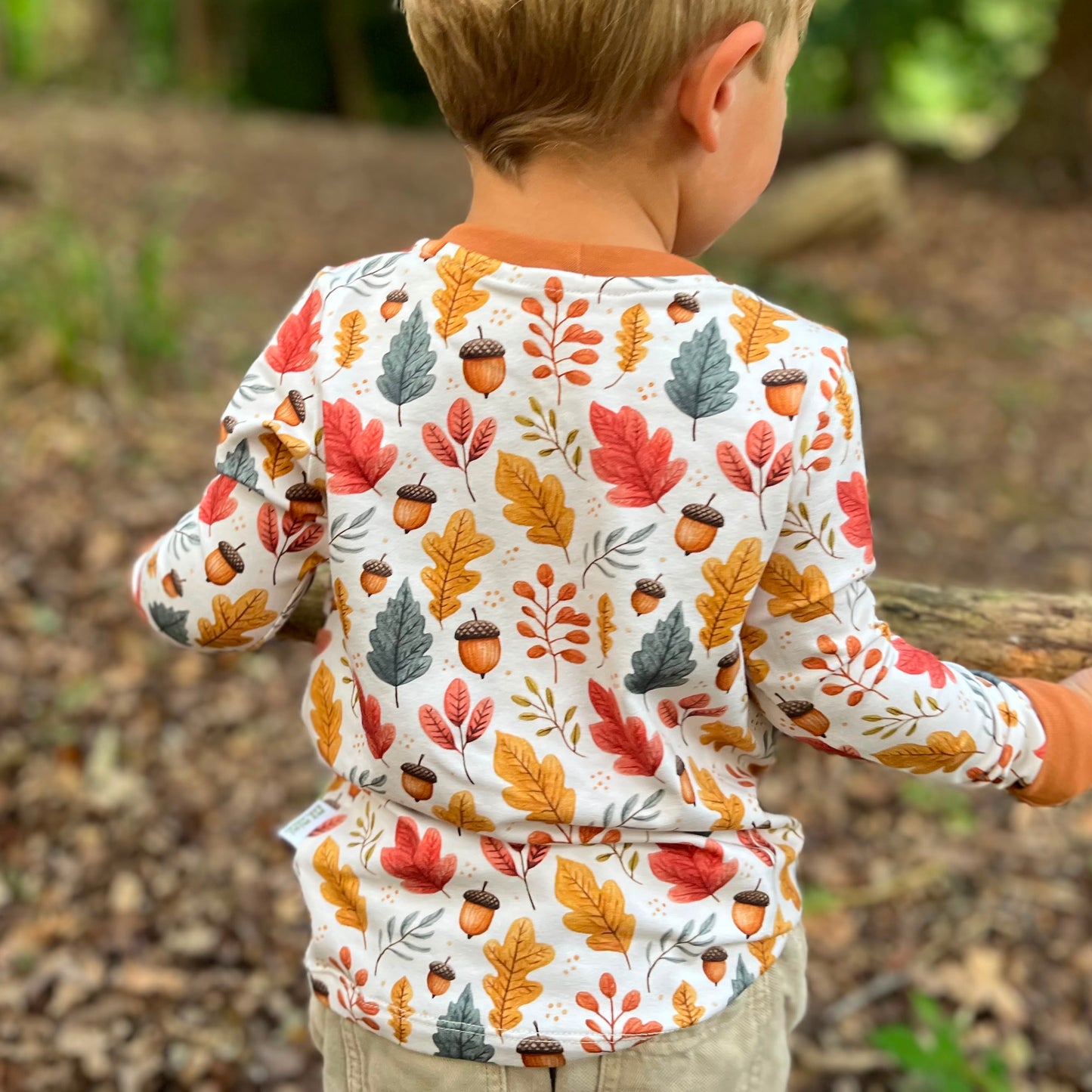 Acorns and Leaves Child & Baby T-Shirt - Short or Long Sleeve