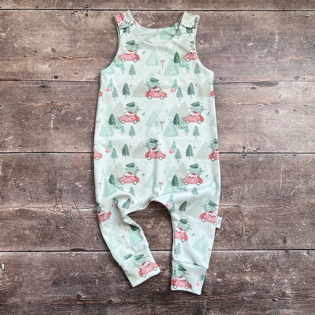 Driving Home for Christmas Romper 12-18m