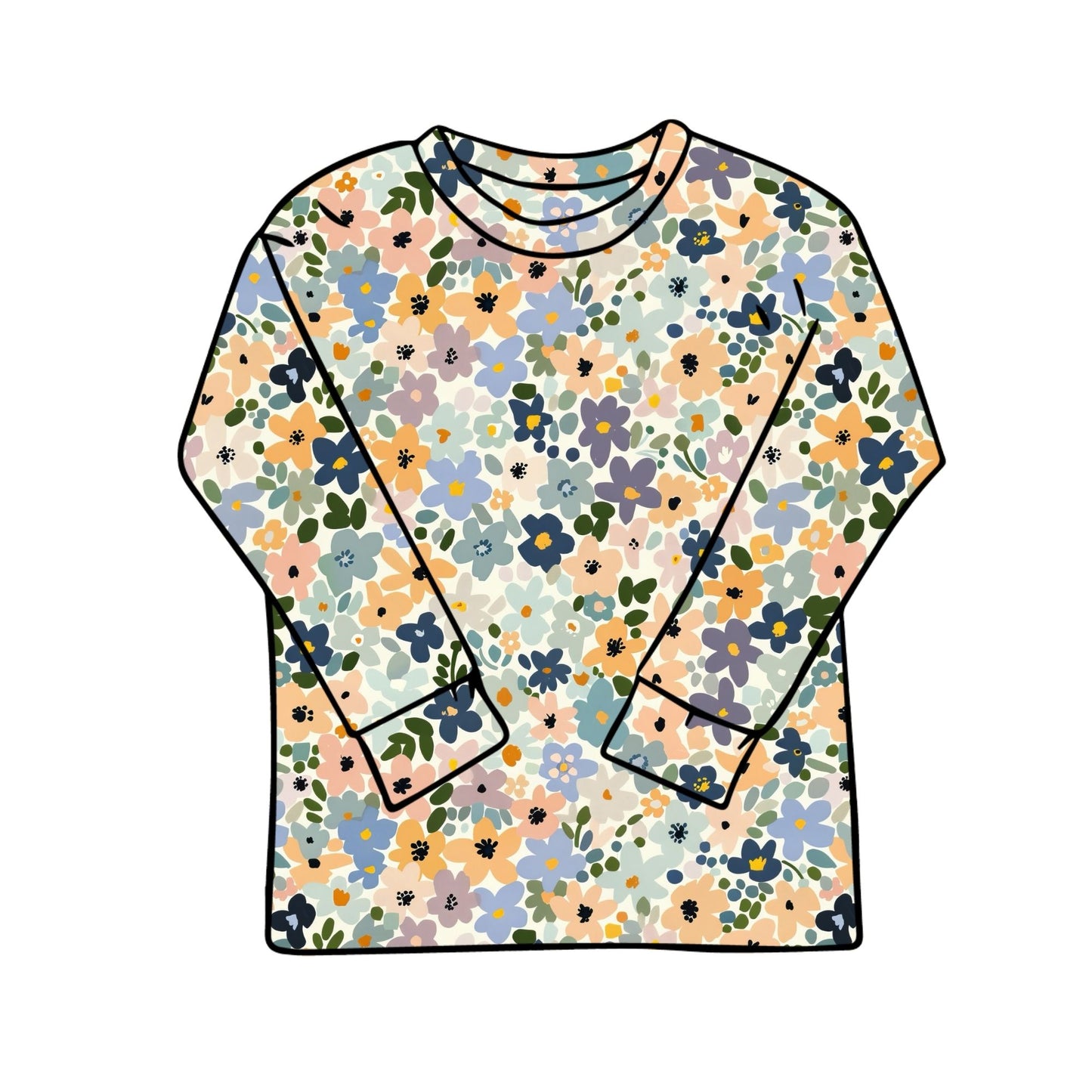 Wildflower Confetti Child & Baby T-Shirt - Short or Long Sleeve