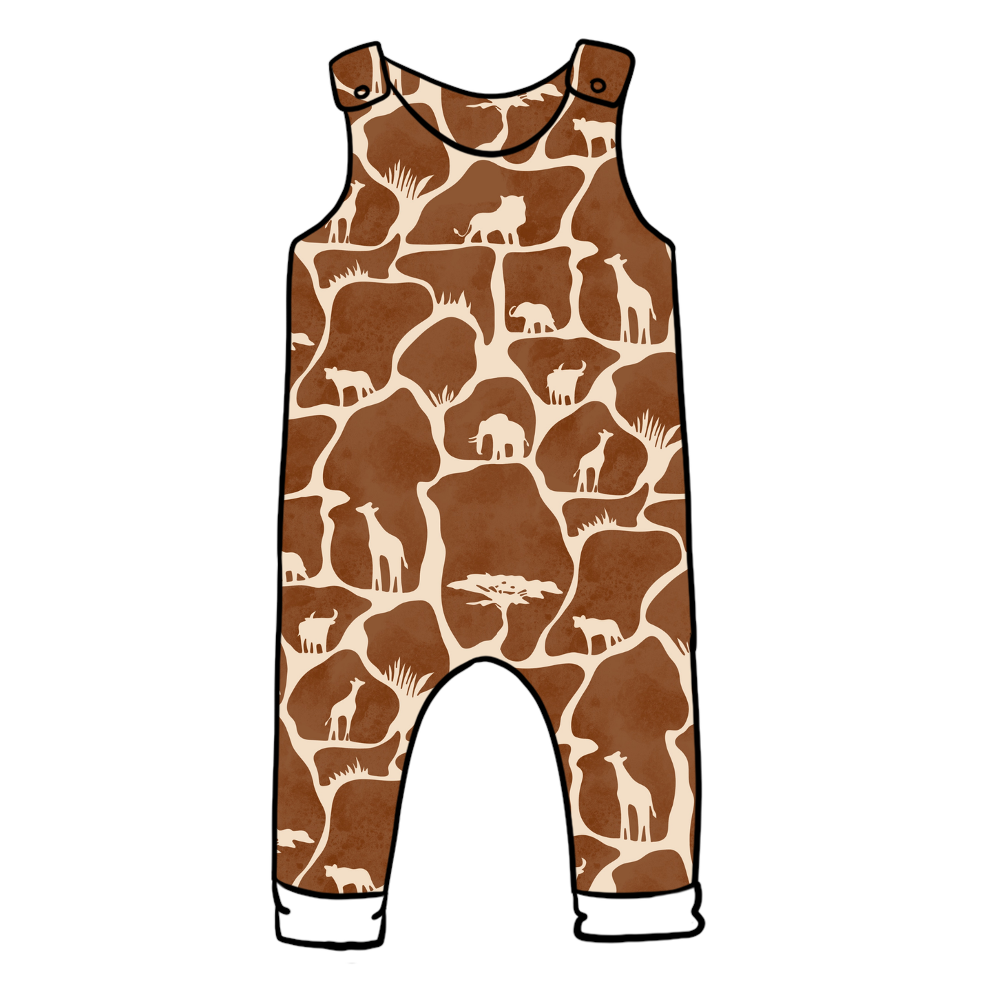Wild Safari Child & Baby Full Length Romper