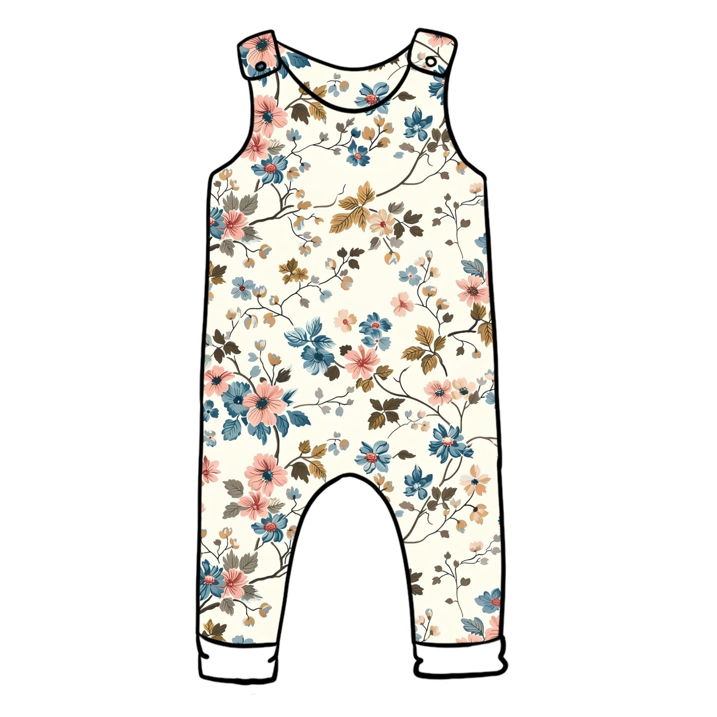 English Garden Child & Baby Full Length Romper