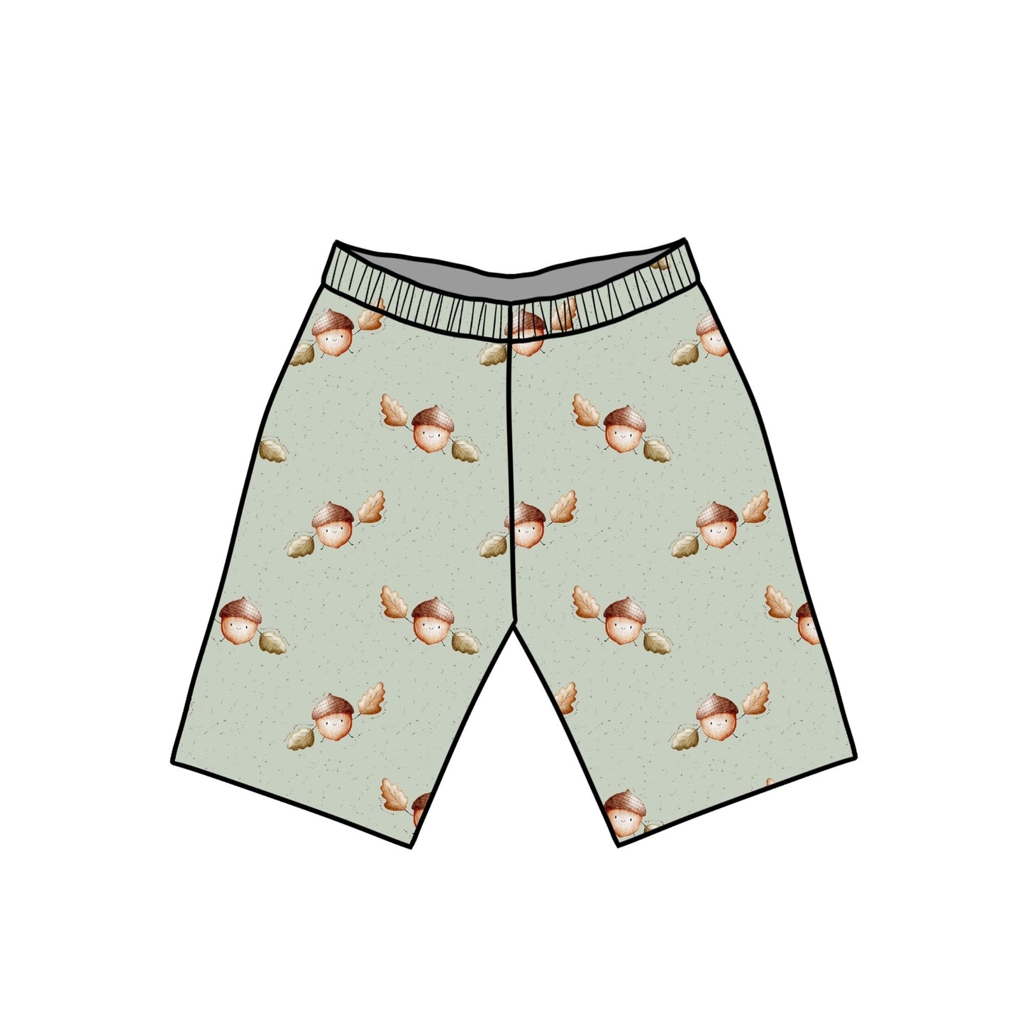 Happy Acorns Child & Baby Shorts - Rolled or Hemmed