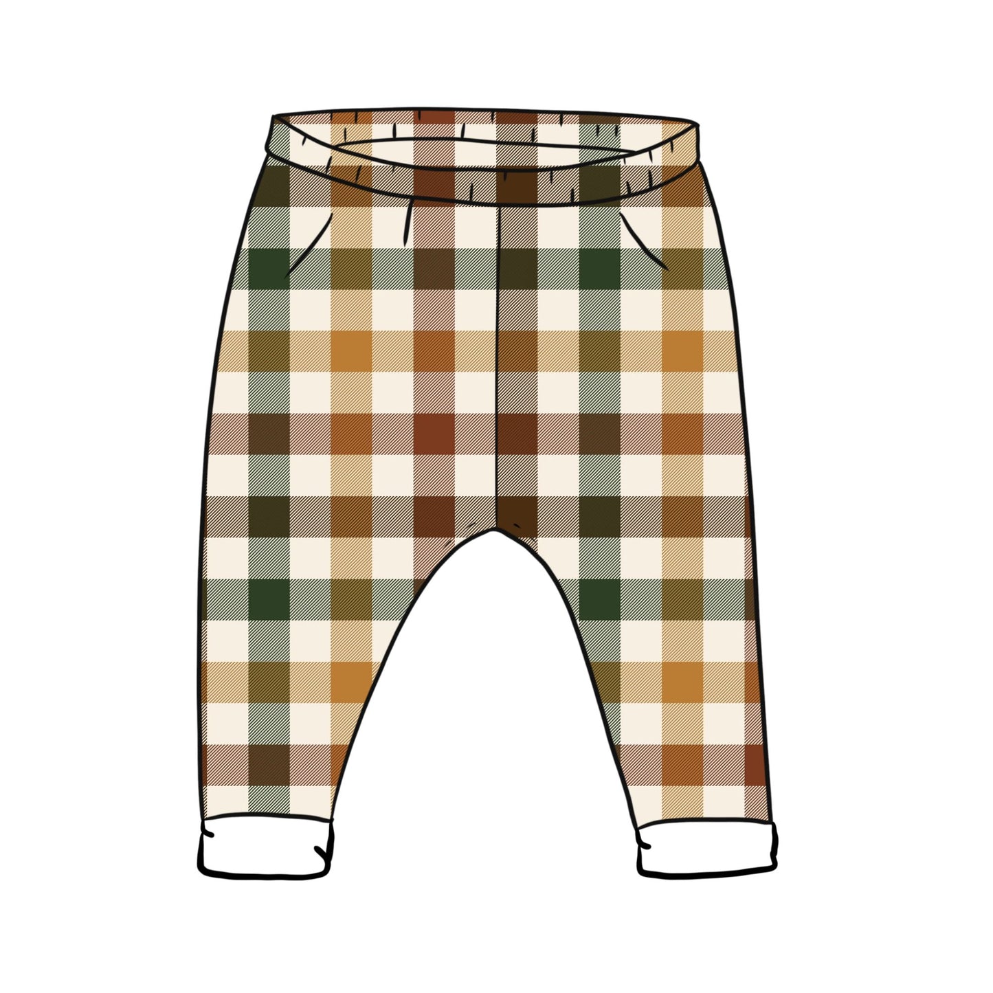 Autumn Plaid Toddler & Child Leggings