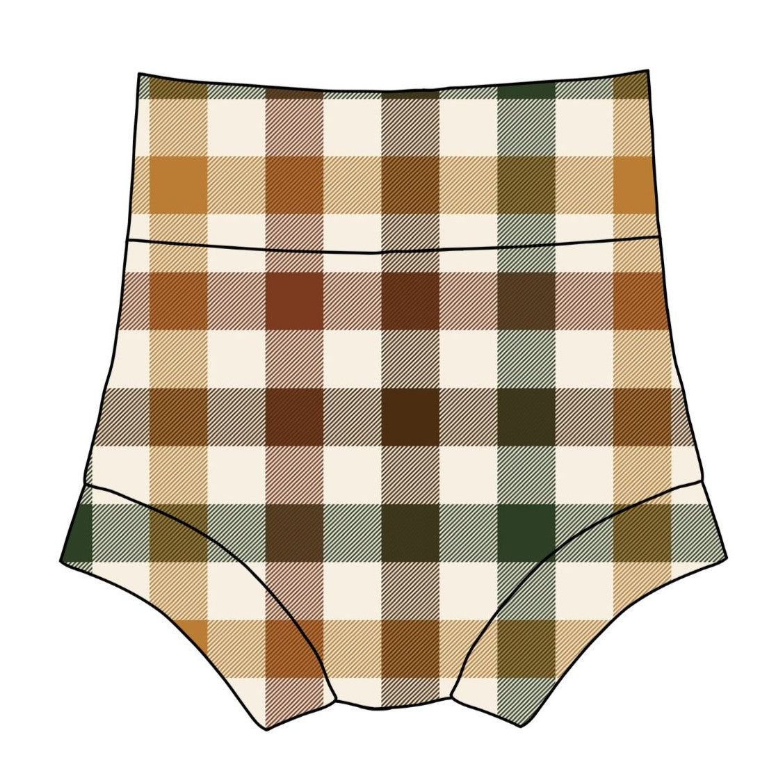 Autumn Plaid Child & Baby Yoga Bloomers