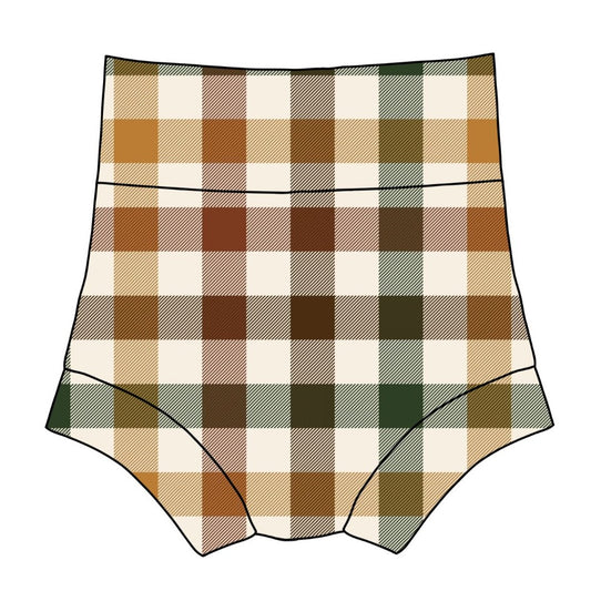 Autumn Plaid Child & Baby Yoga Bloomers