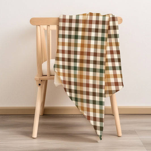Autumn Plaid Child & Baby Snuggle Blanket