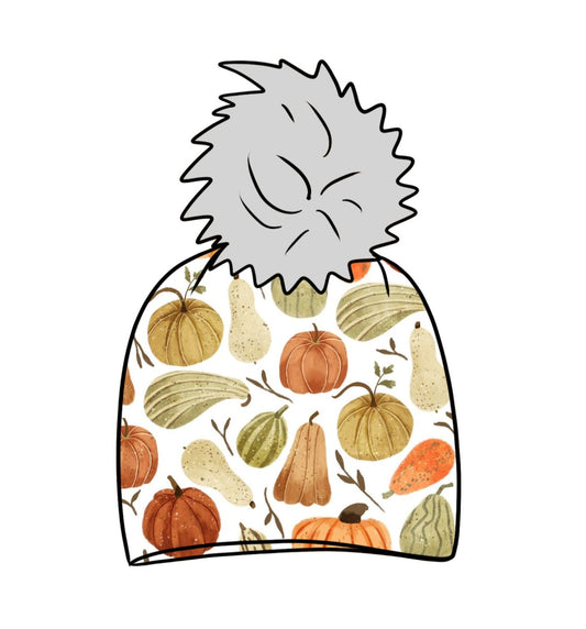 Autumn Squashes Toddler & Child Bobble Hat