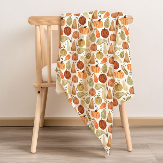 Autumn Squashes Child & Baby Snuggle Blanket