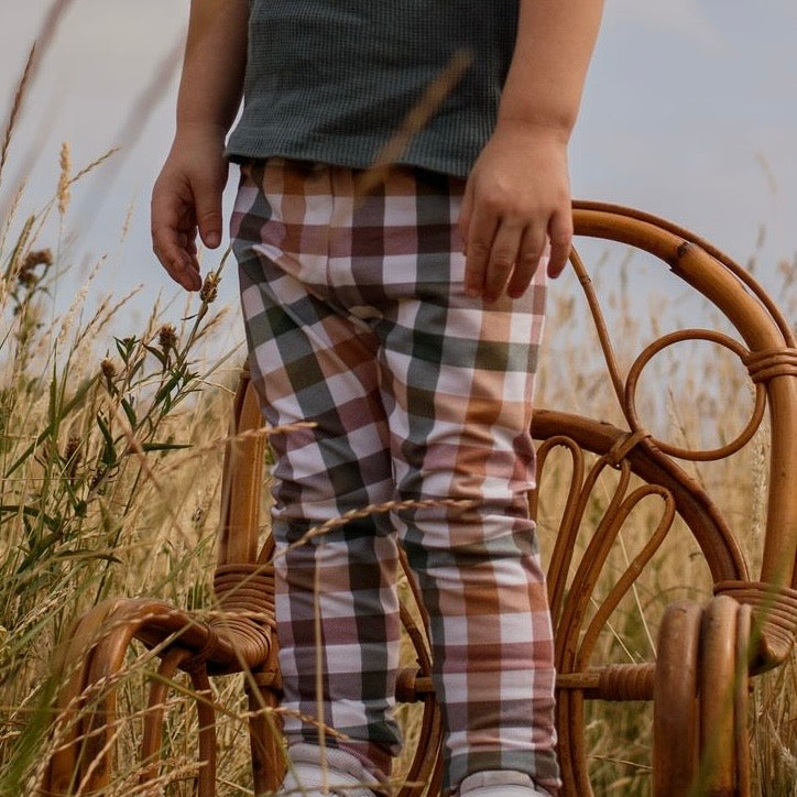 Autumn Plaid Toddler & Child Leggings