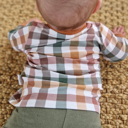 Autumn Plaid Child & Baby Long Sleeve T-Shirt