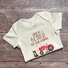 Load image into Gallery viewer, Life is better on the farm Baby Bodysuit
