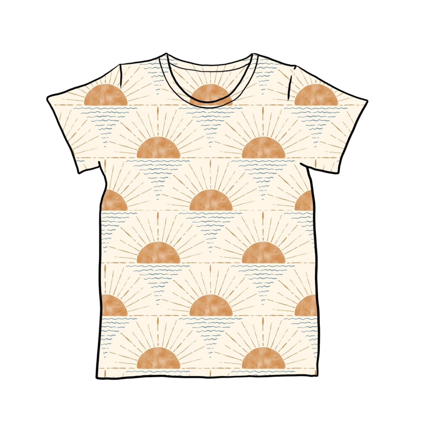 Sun Rays Child & Baby T-Shirt - Short or Long Sleeve