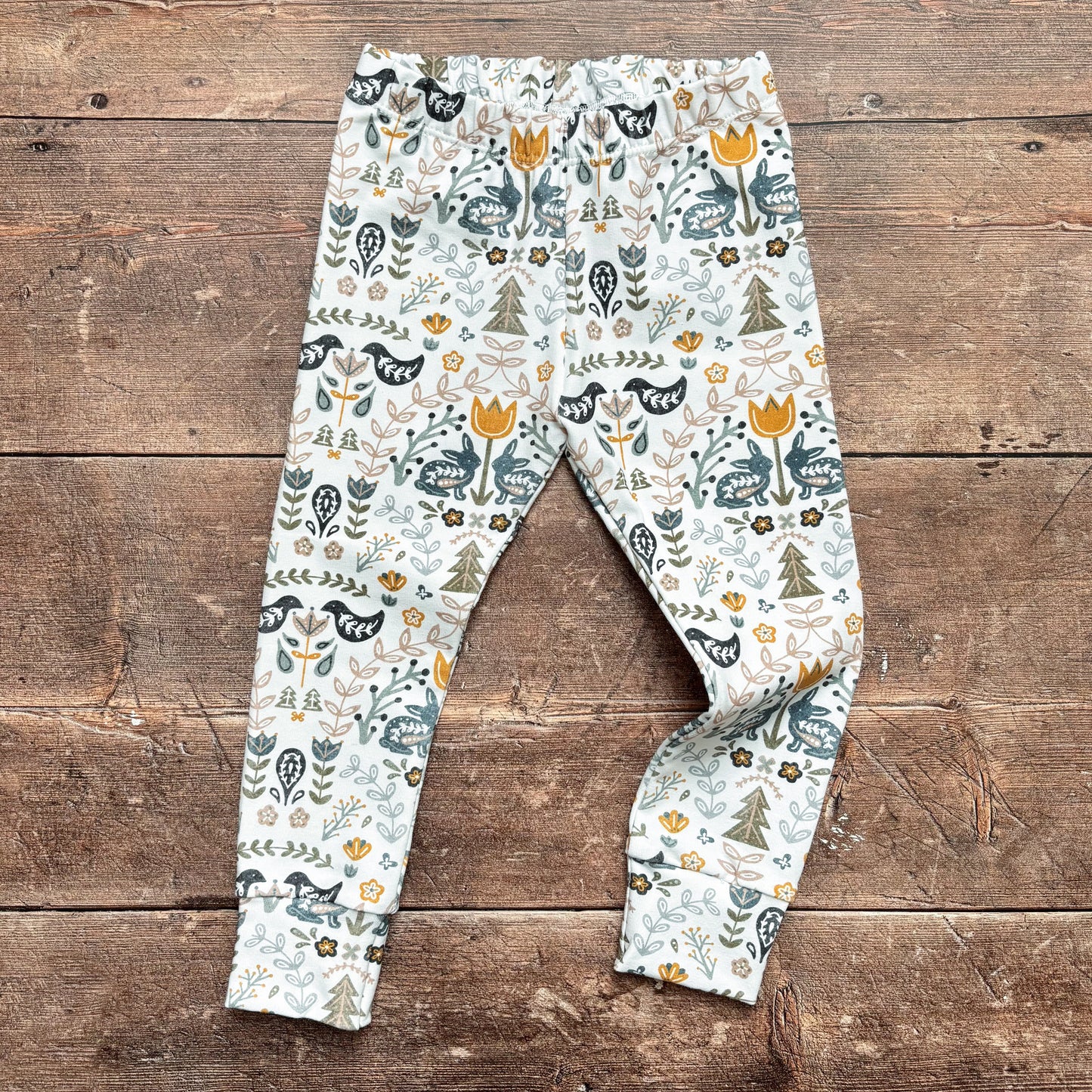 Scandi Spring Leggings 2-3 years