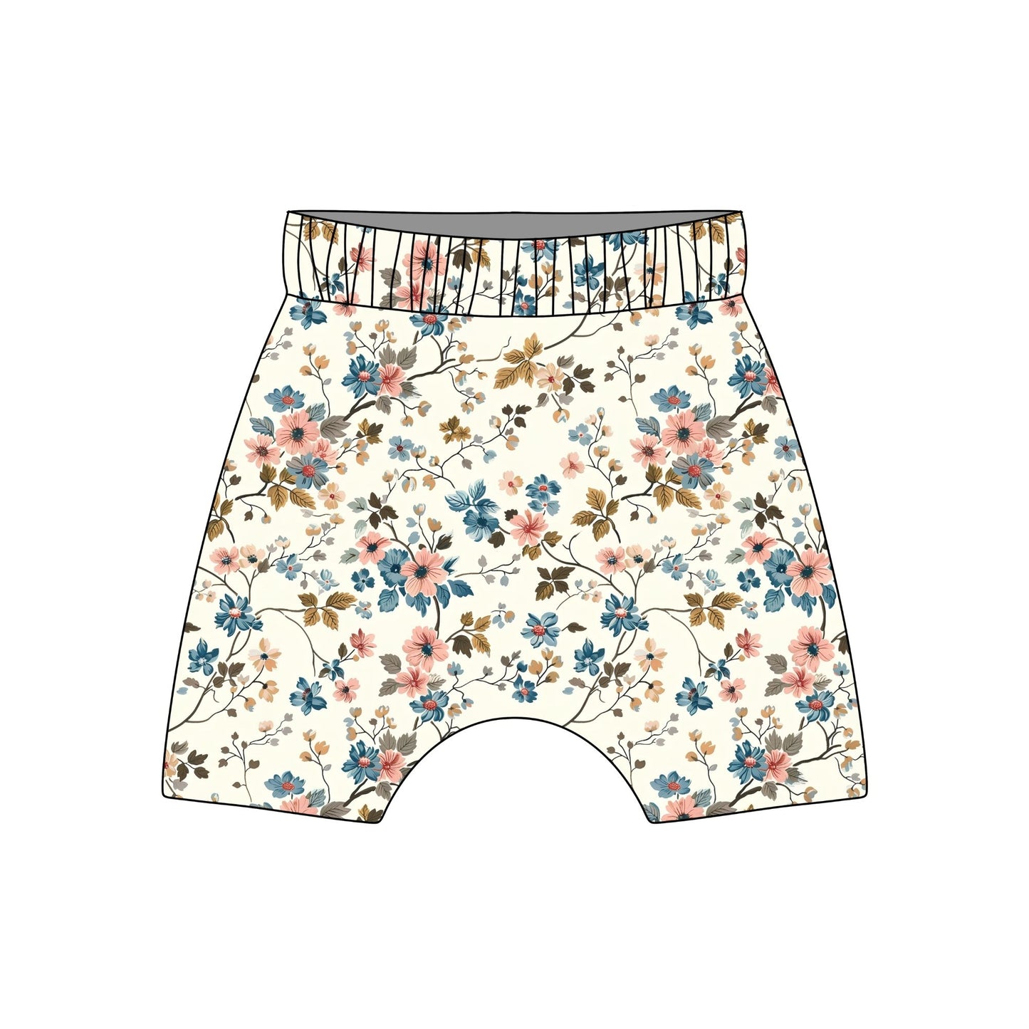 English Garden Child & Baby Shorts - Rolled or Hemmed