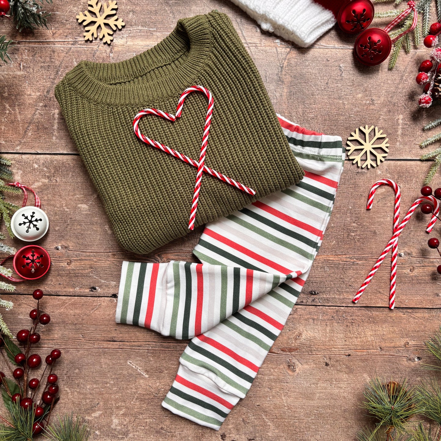 Christmas Stripes Child & Baby Harems