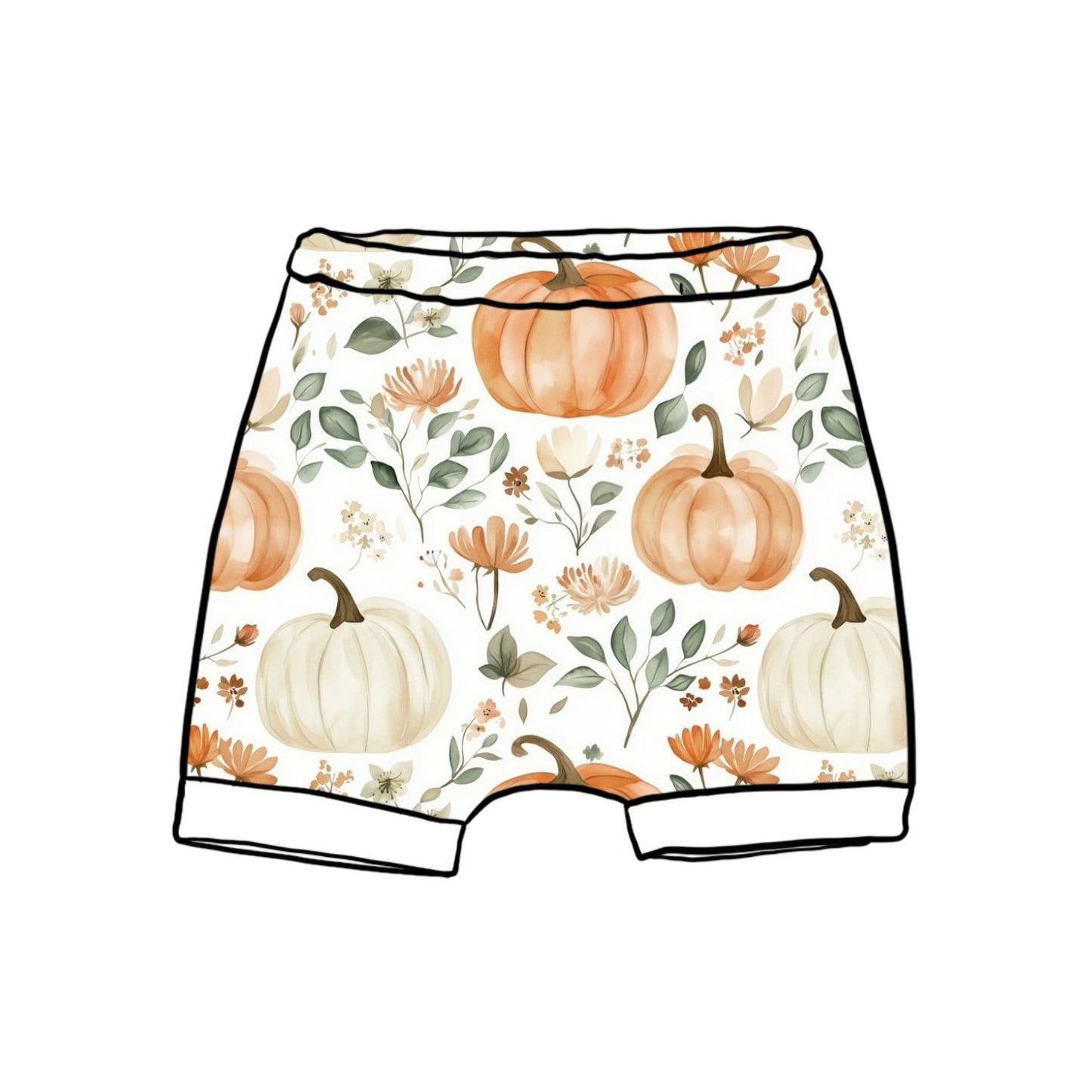 Pumpkin Patch Child & Baby Shorts - Rolled or Hemmed