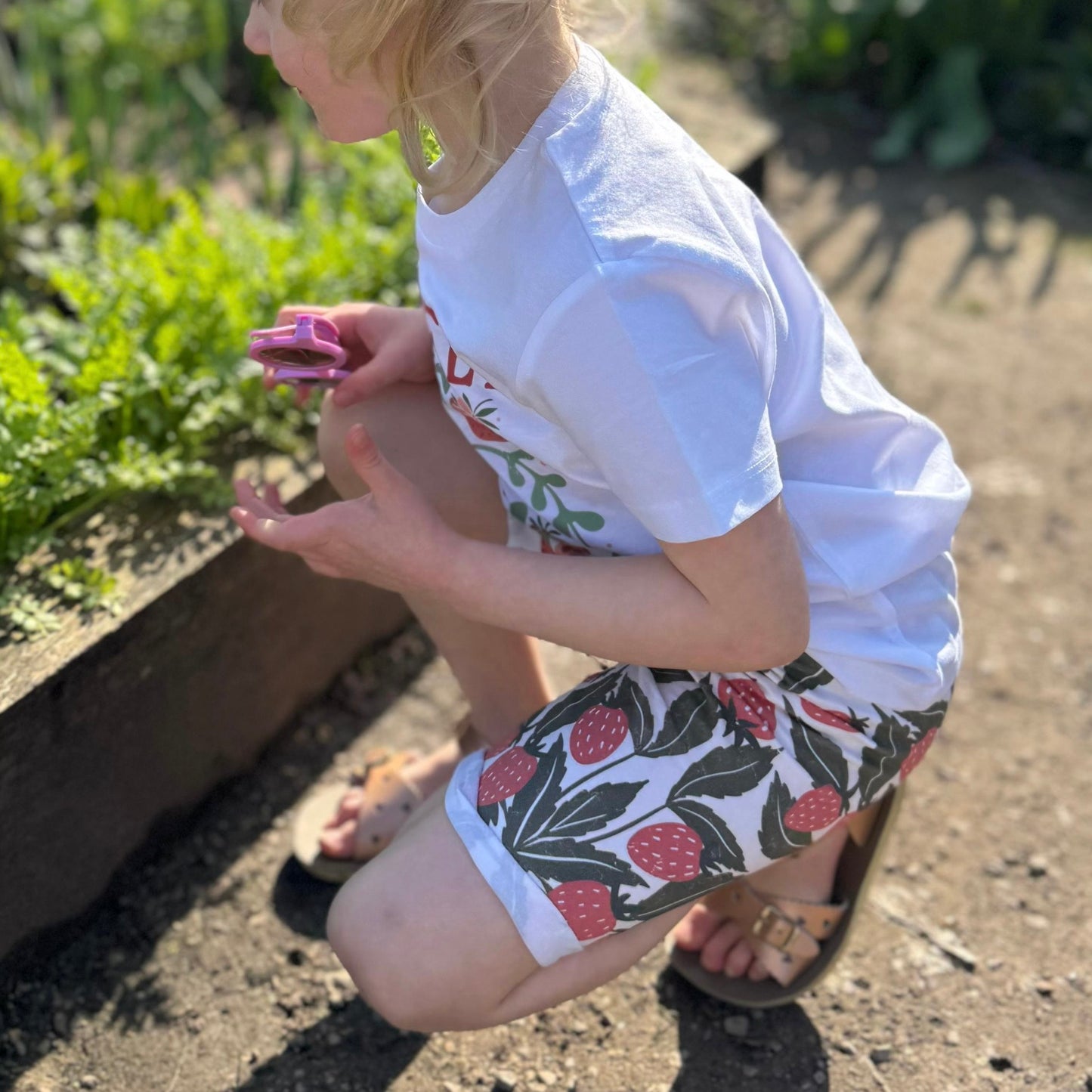 Strawberry Fields Child & Baby Shorts - Rolled or Hemmed