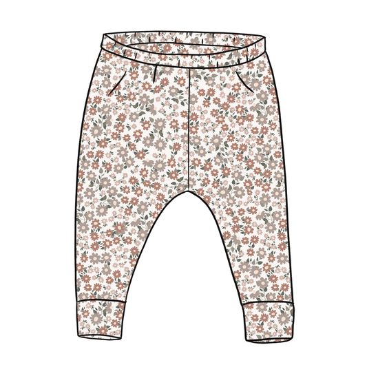 Cottage Core Ditsy Toddler & Child Leggings