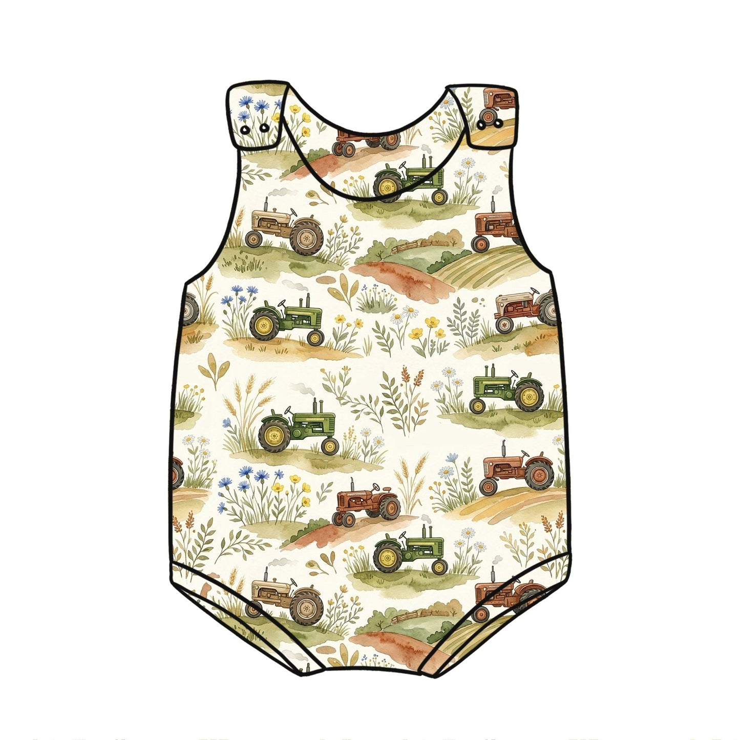 Harvest Fields Child & Baby Bloomer Romper