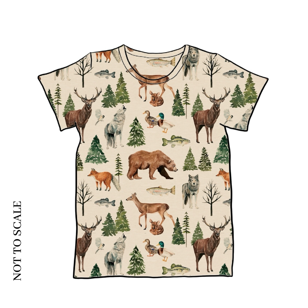 Wild Wood Animals T-Shirt