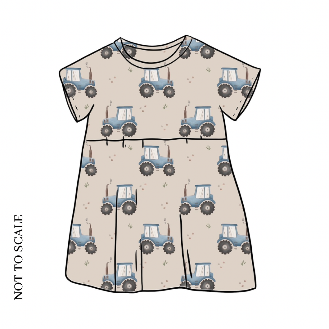 Tractors T-Shirt Dress