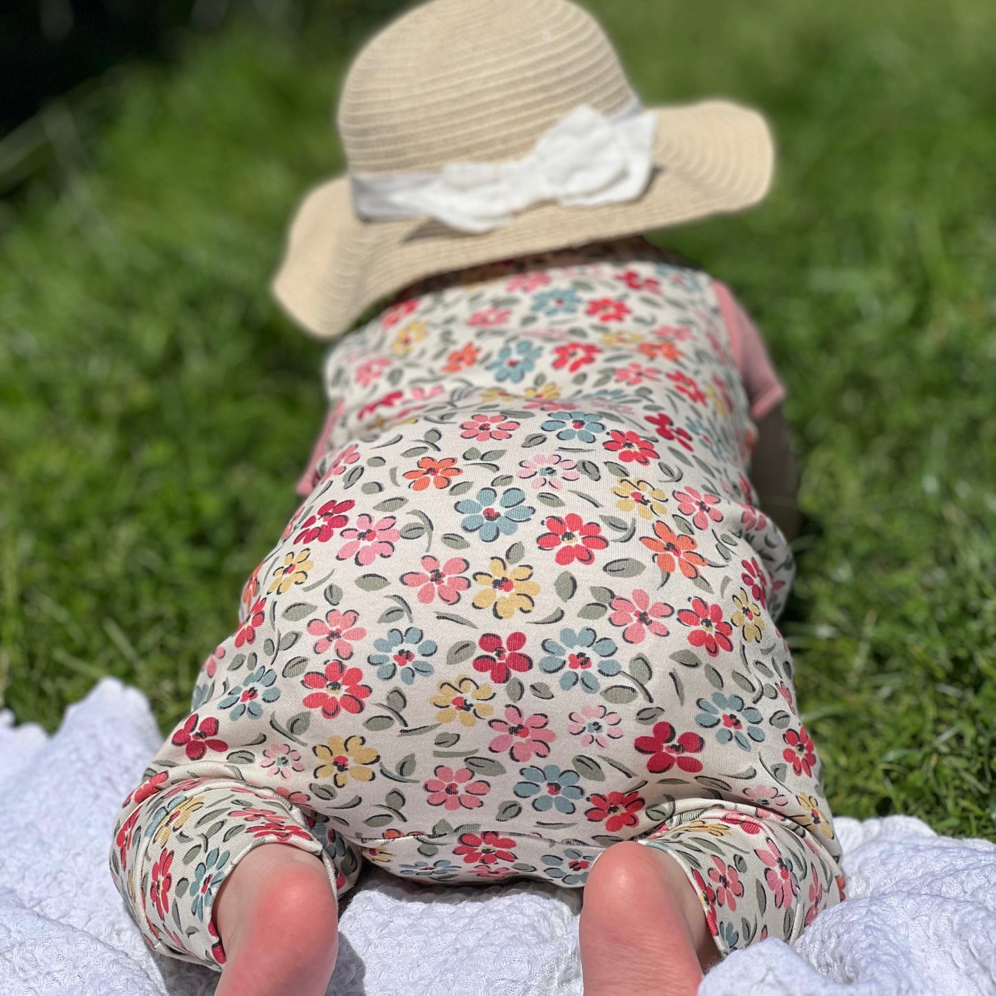 Ditsy Floral Child & Baby Full Length Romper